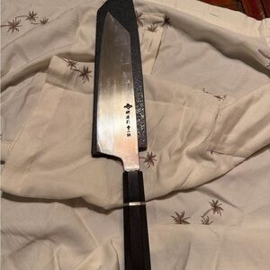 Japanese Chef Knife with Black Handle